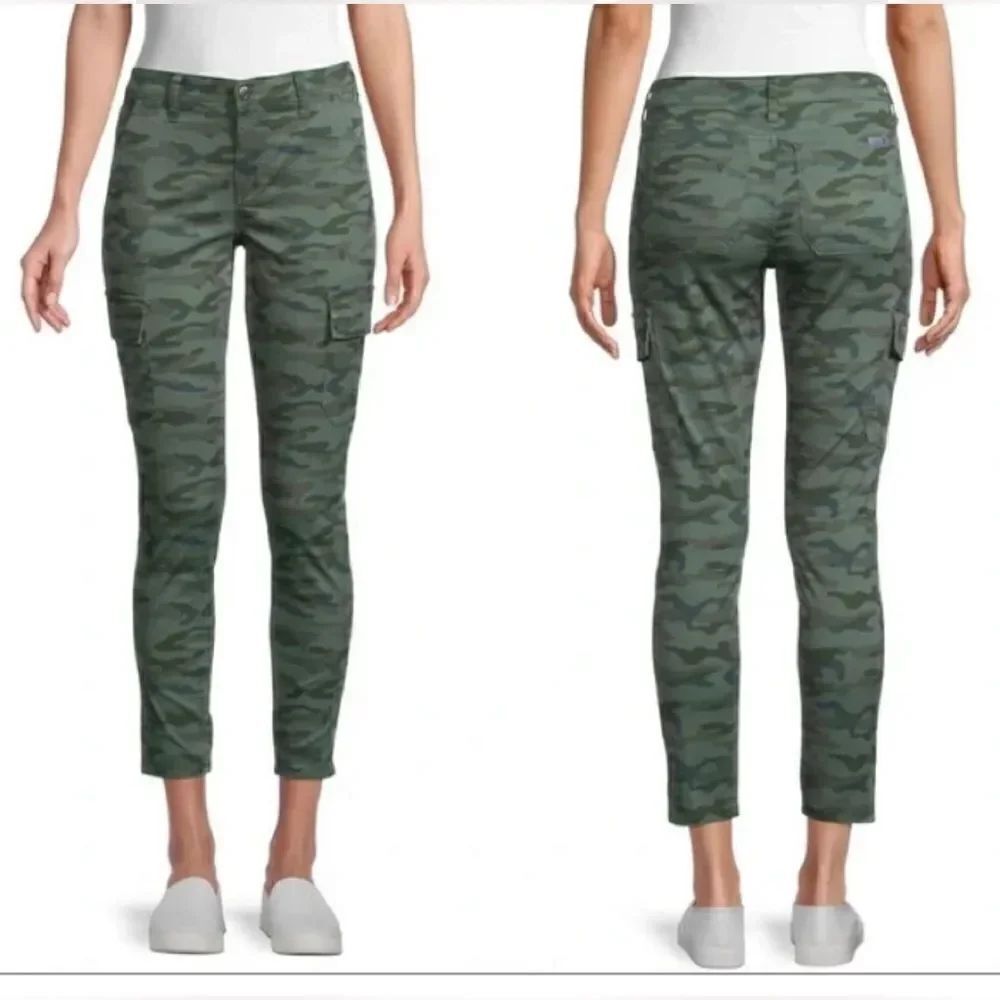 Joe’s Jeans Camo Utlity Cargo Skinny Pants in Dark Olive Size 29